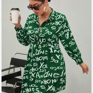 Plus Letter dress